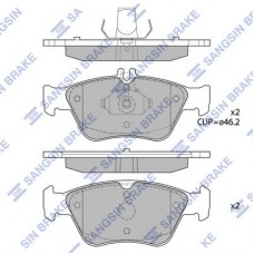 SP1755 Hi-Q КомплеК т гальмівних колодок, дискове гальмо