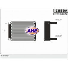 93885/A AHE Теплообмінник обігрів салону