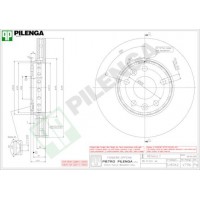V796 PILENGA Гальмівний диск