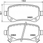 8DB 355 014-331 HELLA Комплект гальмівних колодок, дискове гальмо