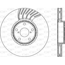 BDR2284.20 OPEN PARTS Гальмівний диск