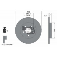 BDS1360 BENDIX Braking Гальмівний диск