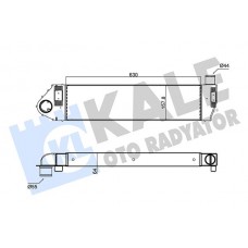 352470 KALE OTO RADYATÖR Интеркулер
