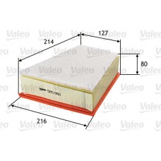 585060 VALEO Повітряний фільтр