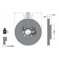 BDS1193 BENDIX Braking Гальмівний диск