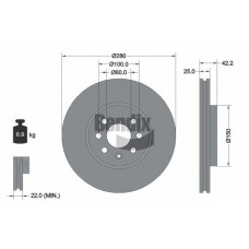 BDS1193 BENDIX Braking Гальмівний диск