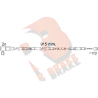 610557RB R BRAKE Сигналізатор зносу гальмівних колодок