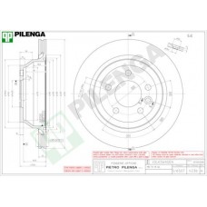 V236 PILENGA Гальмівний диск