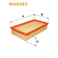 WA6583 WIX FILTERS Повітряний фільтр