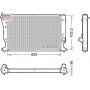DRM50132 DENSO Радіатор охолодження двигуна
