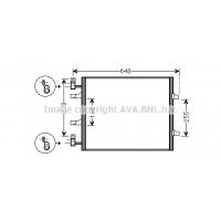 RTA5459 AVA QUALITY COOLING Конденсатор кондиціонера