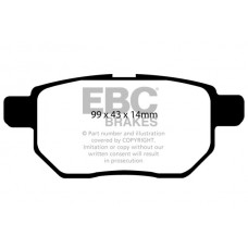DP21947 EBC Brakes Комплект гальмівних колодок дисковий гальм