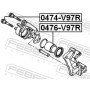 0476-V97R FEBEST Поршень корпус скоби гальма