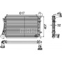 CI 166 000P MAHLE Интеркулер
