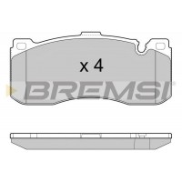 BP3472 BREMSI Комплект гальмівних колодок дисковий гальм