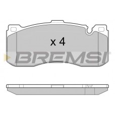 BP3472 BREMSI Комплект гальмівних колодок дисковий гальм