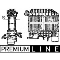 CI 303 000P MAHLE Интеркулер