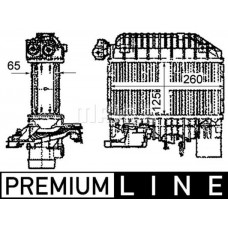 CI 303 000P MAHLE Интеркулер