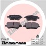 25134.170.1 ZIMMERMANN Комплект гальмівних колодок дисковий гальм