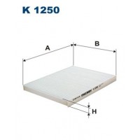 K 1250 FILTRON Фільтр повітря у внутрішньому просторі