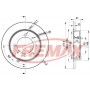 BD2940 FREMAX BRAKE DISC HIGH CARBON