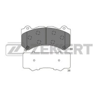 BS-1580 ZEKKERT Комплект гальмівних колодок дисковий гальм