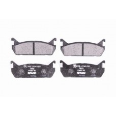 8DB 355 016-601 HELLA PAGID Комплект гальмівних колодок дисковий гальм