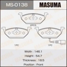 MS-0138 MASUMA Комплект гальмівних колодок