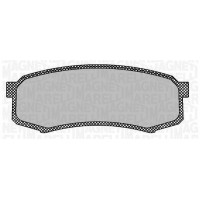 363916060705 MAGNETI MARELLI Комплект гальмівних колодок дисковий гальм