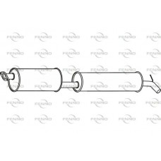 P72042 FENNO Середній глушник вихлопних газів