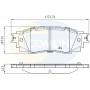 CBP02430 COMLINE Комплект гальмівних колодок дисковий гальм