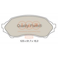 704-11025 IAP QUALITY PARTS КомплеК т гальмівних колодок, дискове гальмо