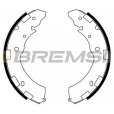 GF0833 BREMSI Комплект гальмівних колодок