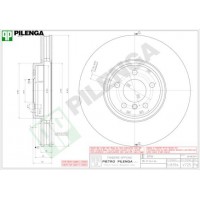 V725 PILENGA Гальмівний диск