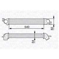 351319202090 MAGNETI MARELLI Интеркулер