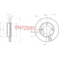 6110271 METZGER Гальмівний диск
