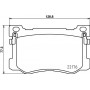 8DB 355 025-271 HELLA Комплект гальмівних колодок дисковий гальм