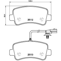 FK20046 KAISHIN Комплект гальмівних колодок дисковий гальм