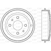 BAD9001.10 OPEN PARTS Гальмівний барабан