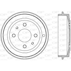 BAD9001.10 OPEN PARTS Гальмівний барабан