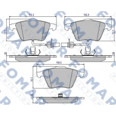 FO 912481 FOMAR Friction КомплеК т гальмівних колодок, дискове гальмо