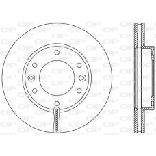 BDA2371.20 OPEN PARTS Гальмівний диск
