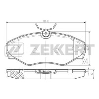 BS-1007 ZEKKERT Комплект гальмівних колодок дисковий гальм