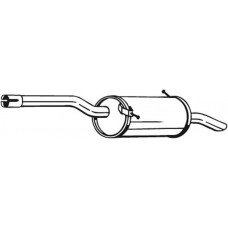 135-103 BOSAL Глушник вихлопних газів кінцевий