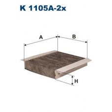 K 1105A-2x FILTRON Фільтр повітря у внутрішньому просторі