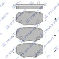 SP4079 Hi-Q Комплект гальмівних колодок дисковий гальм