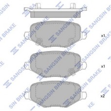 SP4079 Hi-Q Комплект гальмівних колодок дисковий гальм