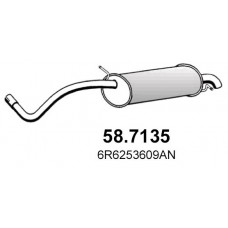 58.7135 ASSO Глушник вихлопних газів кінцевий
