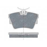 SP 289 PR SCT - MANNOL Комплект гальмівних колодок дисковий гальм
