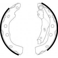 8DB 355 000-451 HELLA PAGID Комплект гальмівних колодок